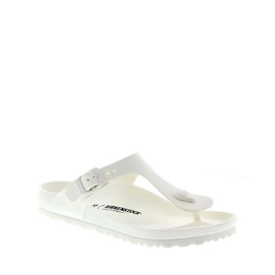 White 'Gizeh' eva women's toe post sandal